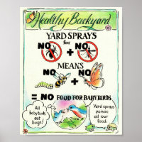 Pädagogisches Poster - kein Moskitospray!