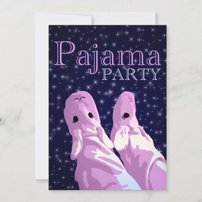 Padama-Party Einladungen: Nachtschein Einladung (Vorderseite)