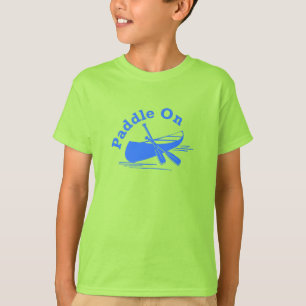 Paddel auf Design Limon - Kids' Basic-T - Shirt