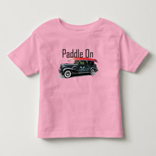 Paddel auf klassischem Auto-Design - Kleinkind Fin T-shirt