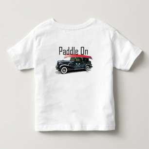 Paddel auf klassischem Auto-Design - Kleinkind Fin T-shirt