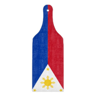 Paddel aus Glas, Flagge der Philippinen Schneidebrett