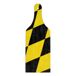 Paddel aus Glas mit Flagge München Schneidebrett