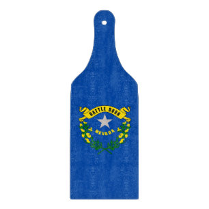 Paddel aus Glas mit Nevada-Flagge Schneidebrett