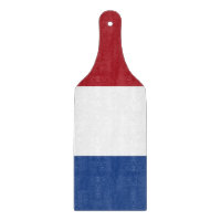 Paddel aus Glas mit niederländischer Flagge