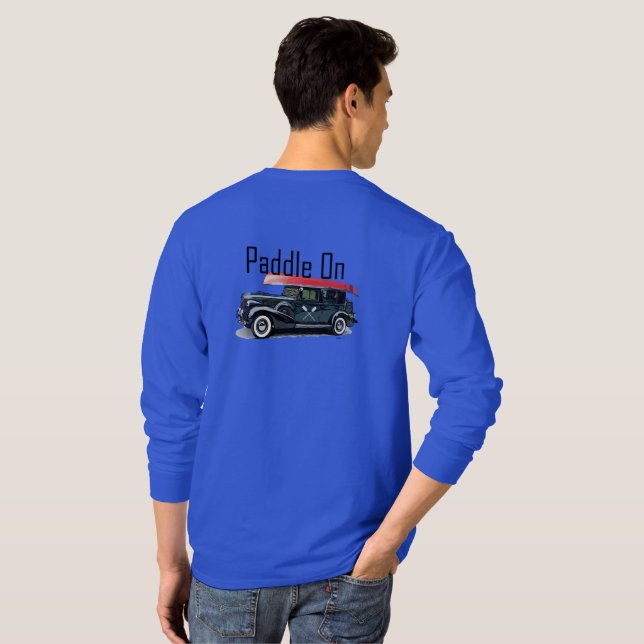 Paddel für klassische Fahrzeugkonstruktion - Grund T-Shirt (Schwarz voll)