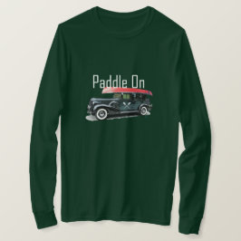 Paddel für klassische Fahrzeugkonstruktion - Grund T-Shirt