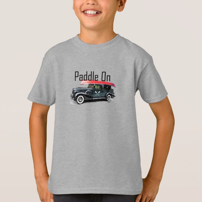 Paddel für klassisches Autodesign - Kids-T - Shirt (Vorderseite)