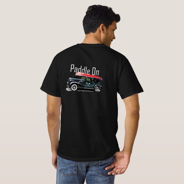 Paddel für klassisches Autodesign - Männerwert-T - T-Shirt (Schwarz voll)