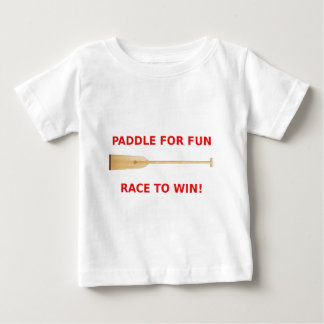 Paddel für Spaß, Rennen, zum des Baby T-shirt