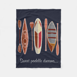 Paddel-Leidenschaft Fleecedecke