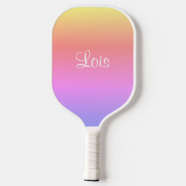 Paddel Lila-Paddel in rosa Gelb Pickleball Schläger
