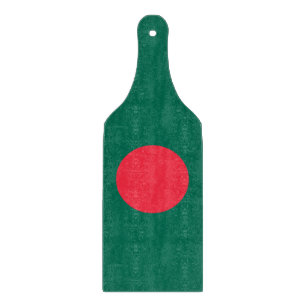 Paddel mit Flagge aus Bangladesch Schneidebrett