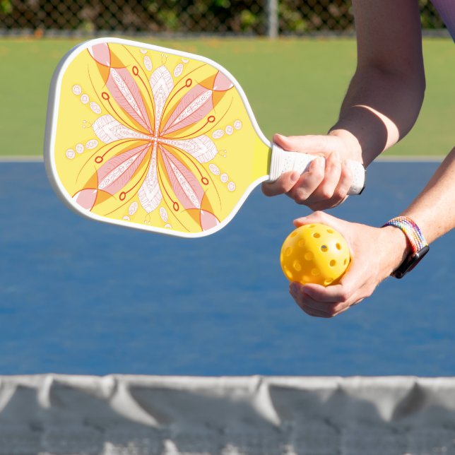 Paddel mit geometrischer Schmetterlingform Pickleball Schläger (InSitu)
