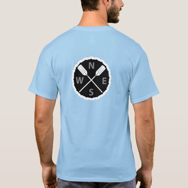 Paddel On Explorer-Design - T - Shirt für Männer (Rückseite)