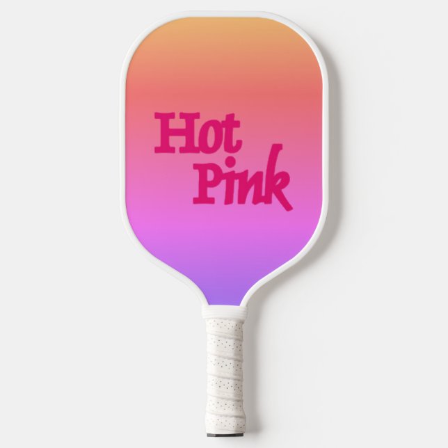 Paddel-Paddel-Paddel mit rosa Rückwärtsgang Pickleball Schläger (Vorderseite)
