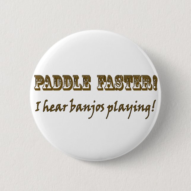 Paddel schneller! button (Vorderseite)