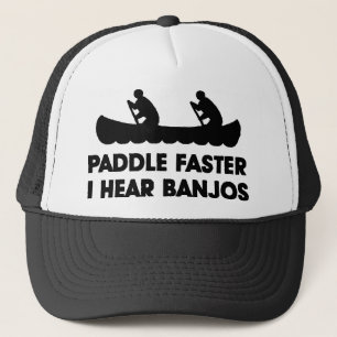 Paddel schneller Ich höre Banjo's Truckerkappe