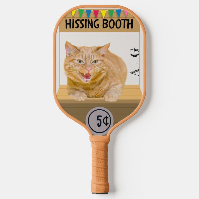 Paddel, Sitzstange Monogramm Pickleball Schläger (Vorderseite)