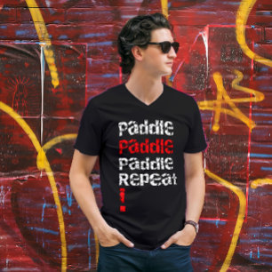 Paddel... Wiederholung - Entwurf der Steppplatine T-Shirt