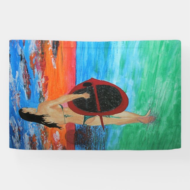 Paddelboarder Banner (Horizontal)