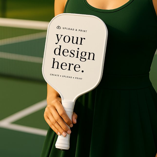 Paddeln Sie Ihr Design hoch Pickleball Schläger (Your own paddle creation, simply upload your photo or design artwork from Photoshop, Canva & more!)