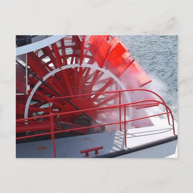 Paddelrad Postkarte (Vorderseite)
