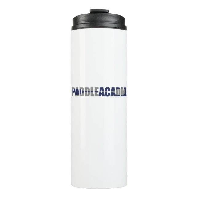 Paddle Acadia Nationalpark Kayaking Maine Thermosbecher (Vorderseite)