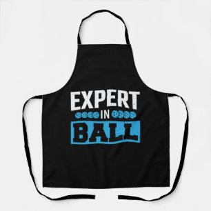 Paddle Ball Spieler Experte in Ball Pickleball Schürze