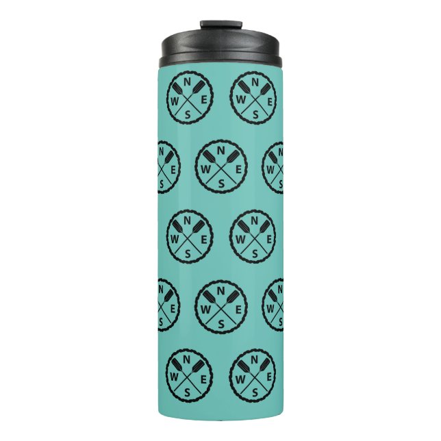 Paddle Explorer Design - Thermal Tumbler Thermosbecher (Vorderseite)