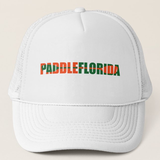 Paddle Florida Kayaking Truckerkappe (Vorderseite)