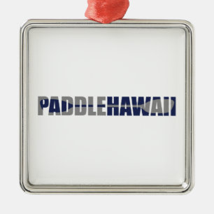 Paddle Hawaii Kayaking Ornament Aus Metall