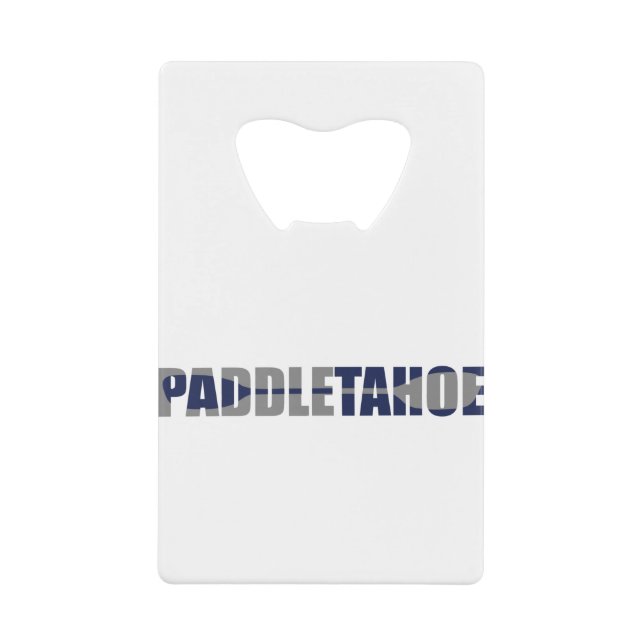 Paddle Lake Tahoe Kayaking Geldbeutel Flaschenöffner (Vorderseite)