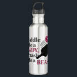 Paddle Like a Lady, Smash Like a Beast – Funny Pic Edelstahlflasche<br><div class="desc">Serve sass and smash like a champ! This bold and playful design features the phrase “Paddle Like a Lady, Smash Like a Beast” alongside a sleek paddle and ball graphic — the perfect combo of fierce and fabulous. Whether you’re ruling the court or just out for fun, this design is...</div>