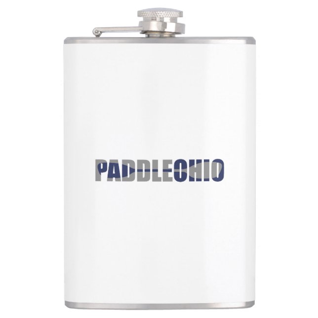 Paddle Ohio Kayaking Flachmann (Vorderseite)