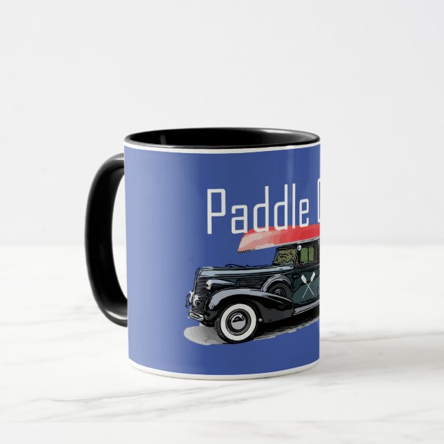 Paddle On Classic Car Design - Combo Mug (Devant gauche)