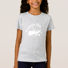 Paddle On Design - Girls' Fine Jersey T - Shirt