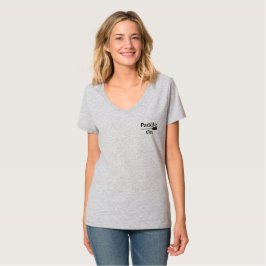 Paddle On Design - T-Shirt à col V pour femmes