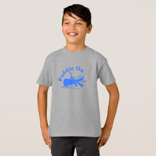 Paddle On Design - T-shirt de base pour enfants