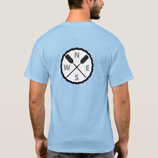 Paddle On Explorer Design - T-Shirt de base pour h (Dos)