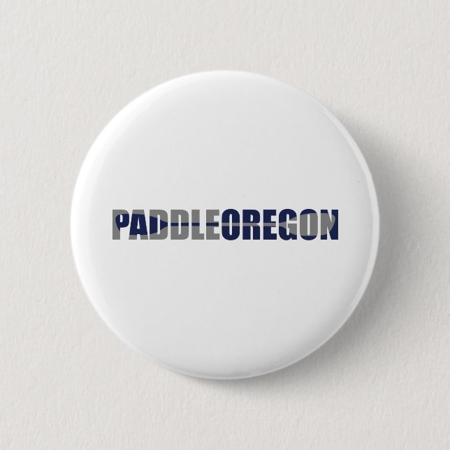 Paddle Oregon Kayaking Button (Vorderseite)