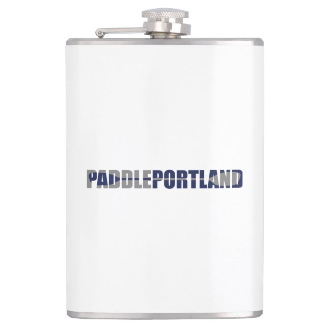 Paddle Portland Kayaking Flachmann (Vorderseite)