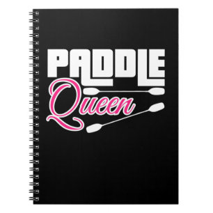 Paddle Queen Girl Kayak Notizblock