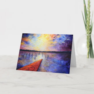 Paddle Réflexions Carte de voeux Alison Galvan