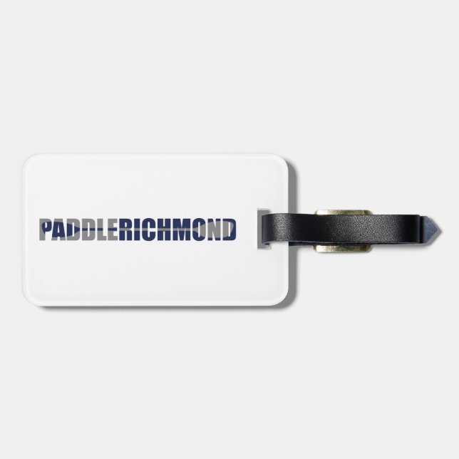 Paddle Richmond Virginia Kayaking Gepäckanhänger (Rückseite horizontal)