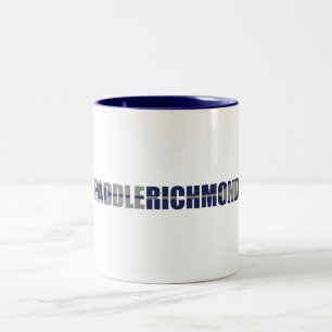 Paddle Richmond Virginia Kayaking Zweifarbige Tasse