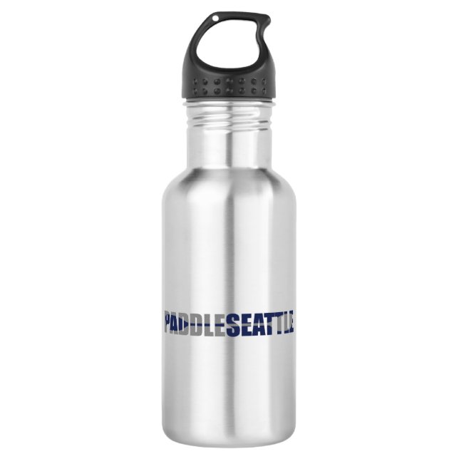 Paddle Seattle Kayaking Edelstahlflasche (Vorderseite)