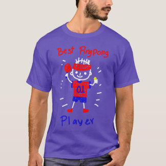 Paddle-Sport-Enthusiast Minimalistentennis-Spieler T-Shirt