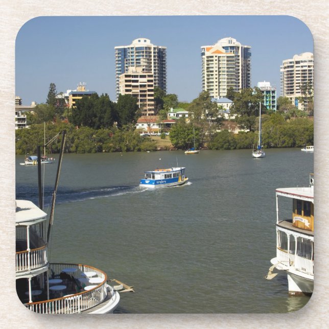 Paddle Steamers, Brisbane River, Brisbane, Untersetzer (Vorderseite)