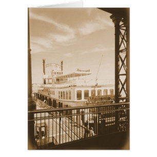 Paddle Wheeler am Fluss